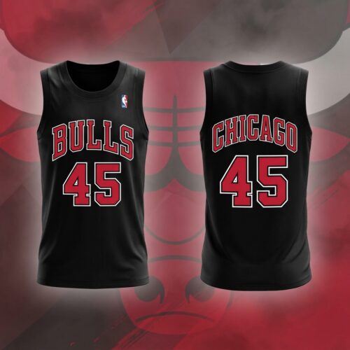 Michael Jordan Chicago Bulls Hardwood Classics 1995-96 Jersey Black Printed Basketball Jersey