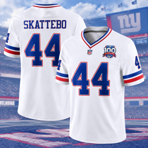 Men's New York Giants 100th Season State Vapor Printed Football Jersey