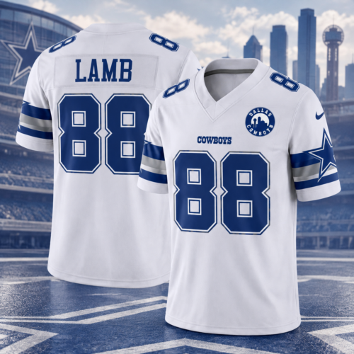 Dallas Cowboys City Vapor All-Over Print Football Jersey CeeDee Lamb Design