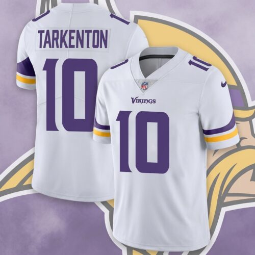 Custom Printed Minnesota Vikings Fran Tarkenton Men's Football Jersey
