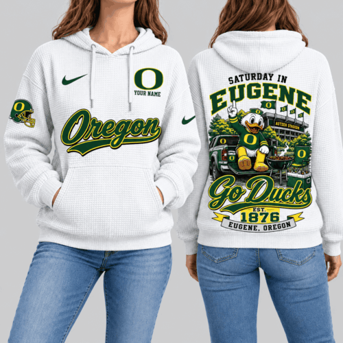 Oregon Ducks | NCAA Saturday Gameday Waffle Hoodie TD