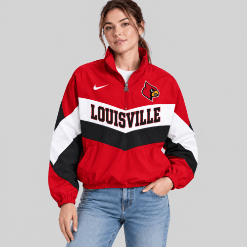 Louisville Cardinals | NCAA Chevron Wordmark Zip Jacket TD