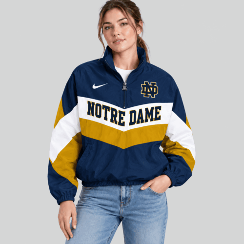 Notre Dame Fighting Irish | NCAA Chevron Wordmark Zip Jacket TD