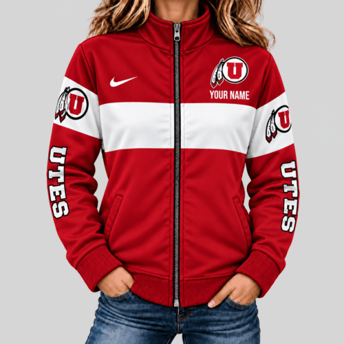 Utah Utes | NCAA Color Block Mascot Sleeve Jacket TD