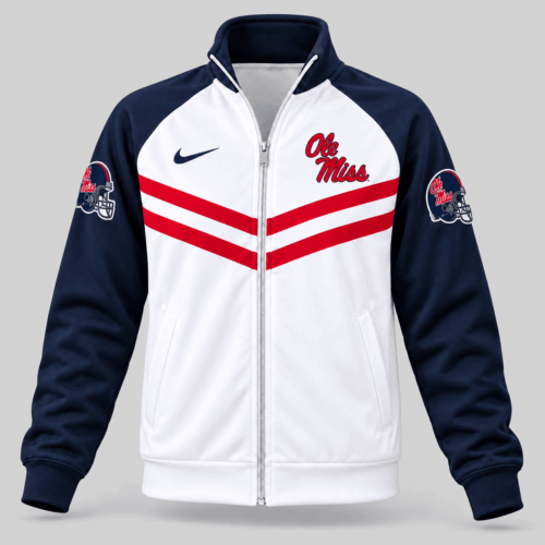 Ole Miss Rebels | NCAA Chevron Stripe Track Jacket TD