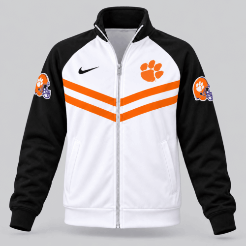 Clemson Tigers | NCAA Chevron Stripe Track Jacket TD