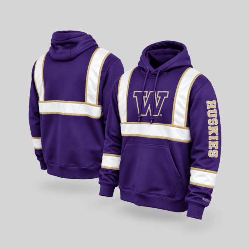 Washington Huskies | NCAA Reflective Stripe Hoodie TD
