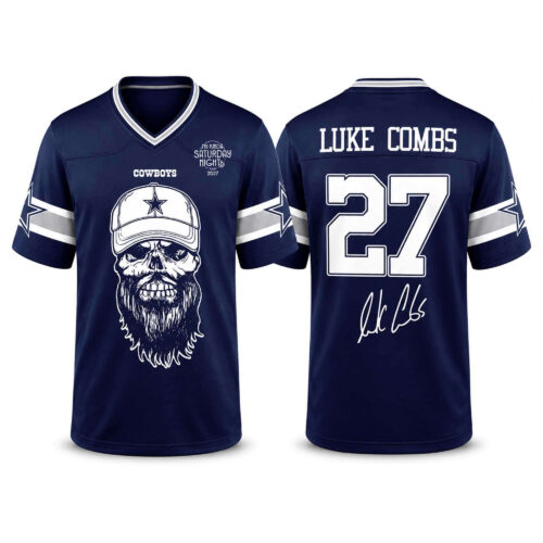 Cowboys Luke Combs My Kinda Saturday Night Tour 2027 Jersey Dallas Cowboys Merch Gift For Fans
