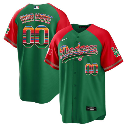 Los Angeles Dodgers Mexico Custom Jersey
