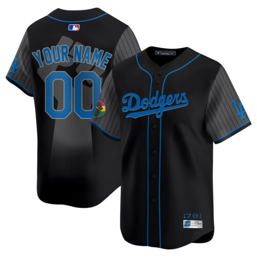 Los Angeles Dodgers Black Heritage Night Custom Jersey