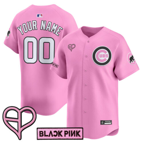Chicago Cubs x BLACKPINK 2025 Vapor Premier Limited Custom Jersey - All Stitched