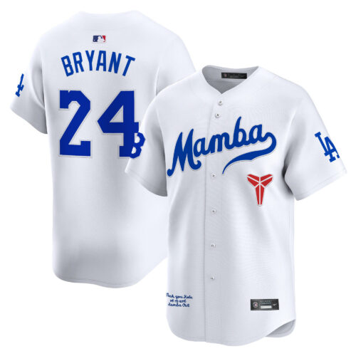 Men's Los Angeles Dodgers Kobe Bryant Mamba Vapor Premier Limited Jersey - All Stitched