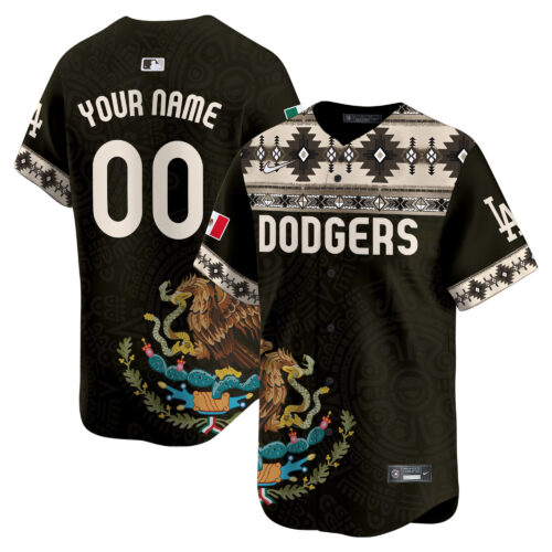 Los Angeles Dodgers Mexico Bald Eagle Vapor Premier Limited Custom Jersey V3 - Printed