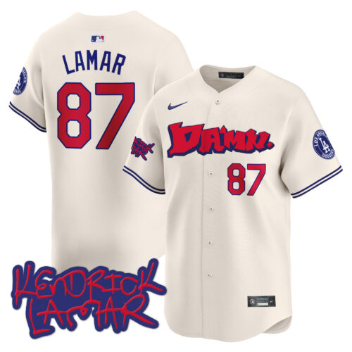Men's Los Angeles Dodgers Kendrick Lamar Vapor Premier Limited Jersey - All Stitched