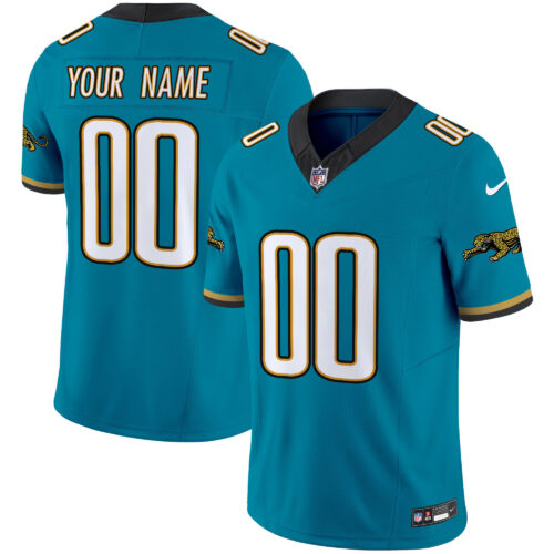 Jacksonville Jaguars Throwback Vapor Limited Custom Jersey - All Stitched
