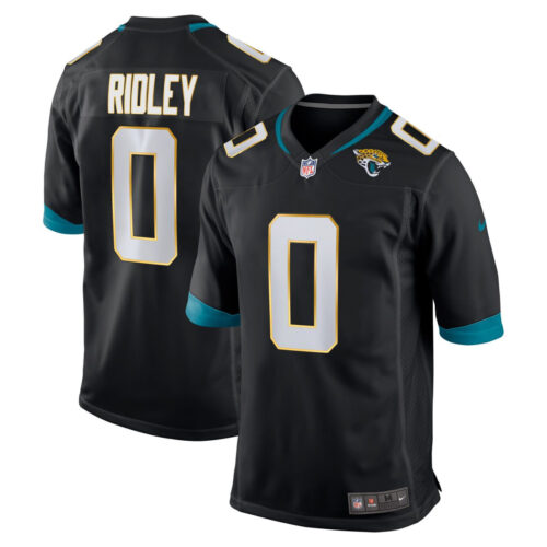 Calvin Ridley Jacksonville Jaguars Black Gold Trim Jersey - All Stitched