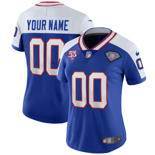 Buffalo Bills 1994 Throwback Vapor Custom Jersey - All Stitched