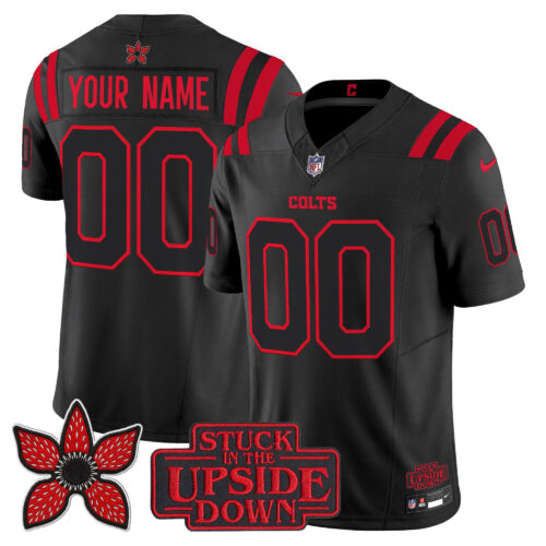Indianapolis Colts 'Stranger Things Edition' Vapor Limited Custom Jersey - All Stitched