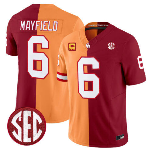 Baker Mayfield Tampa Bay Buccaneers Split Vapor Limited Jersey - All Stitched